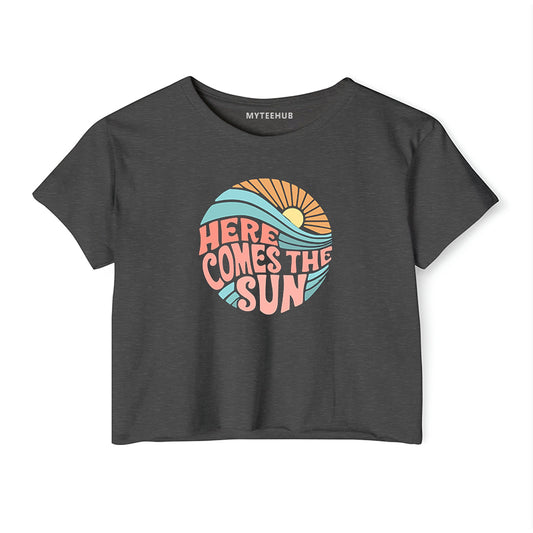 Here Comes the Sun  Crop Top