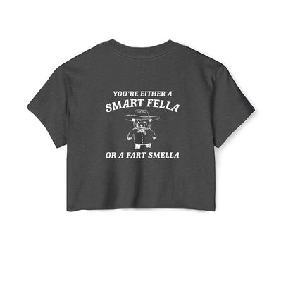 You're Either A Smart Fella Or A Fart Smella Funny Gift Tee