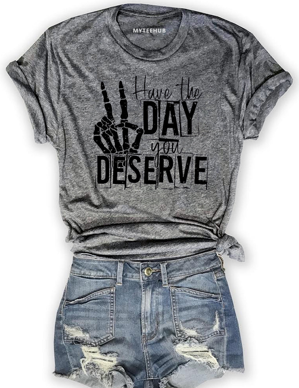 Have The Day You Deserve Crop Top