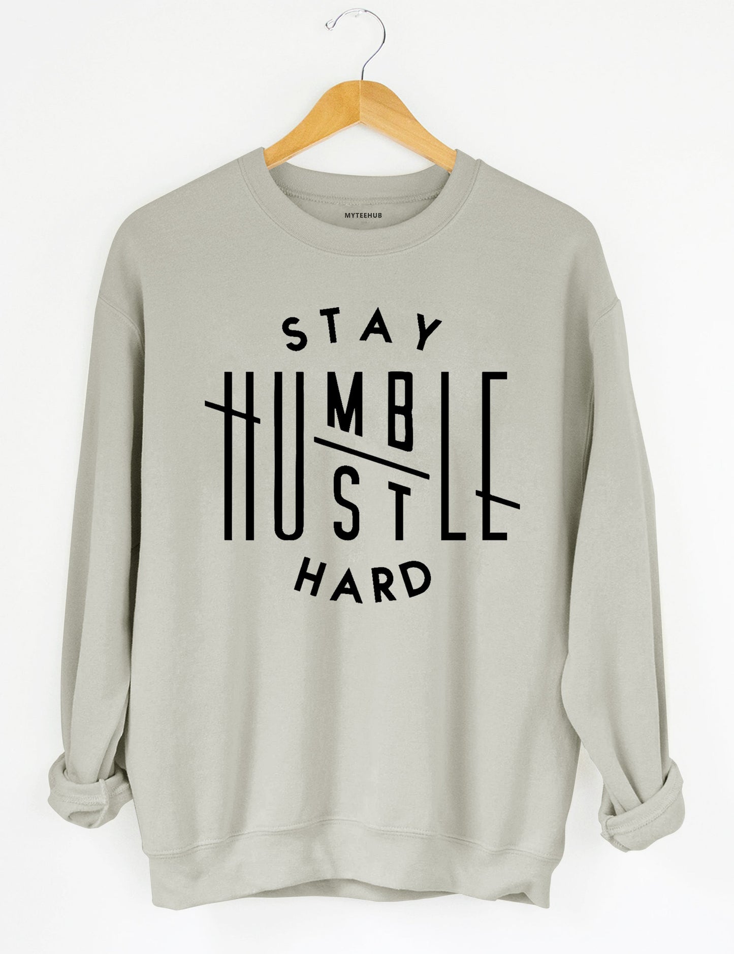 Stay Humble Hustle Hard Crop Top