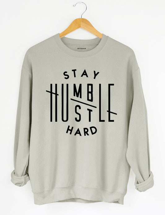 Stay Humble Hustle Hard Crop Top