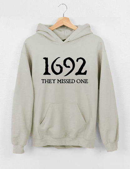 Halloween Salem 1692 They Missed One Crop Sweatshirt