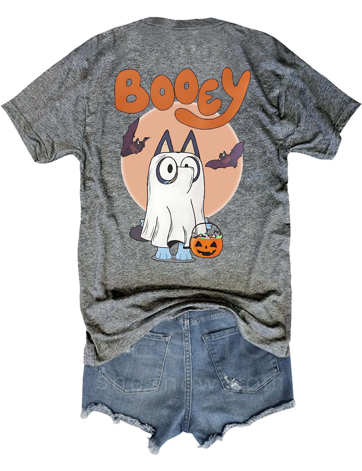 Booey Halloween Spooky Crop Sweatshirt