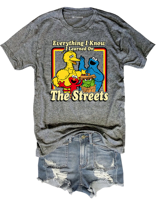 Everything I Know I Learned On The Streets Crop Top