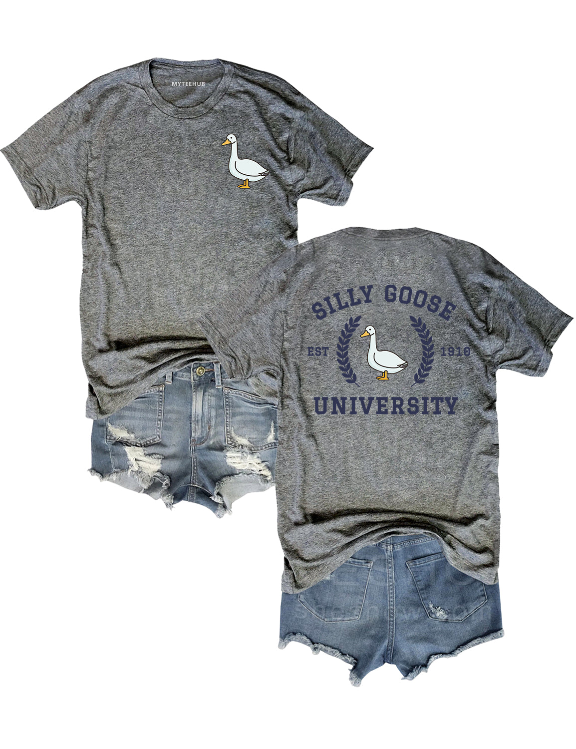 Silly Goose University Crop Top