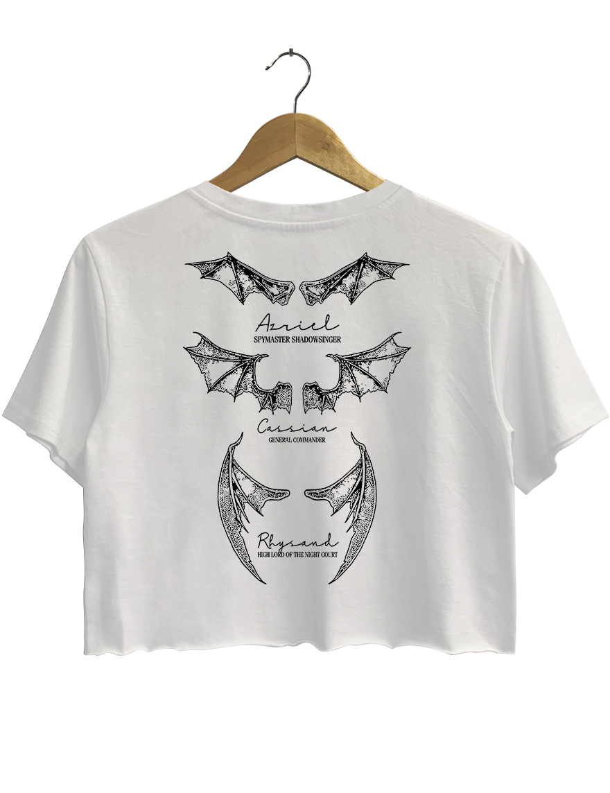 The Bat Boys A Court of Thorn and Roses Crop Top