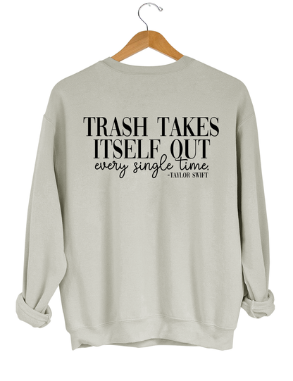 Trash Takes Itself Out Every Single Time Taylor Swift Crop Top