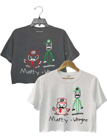 Marty and Weegee Crop Top