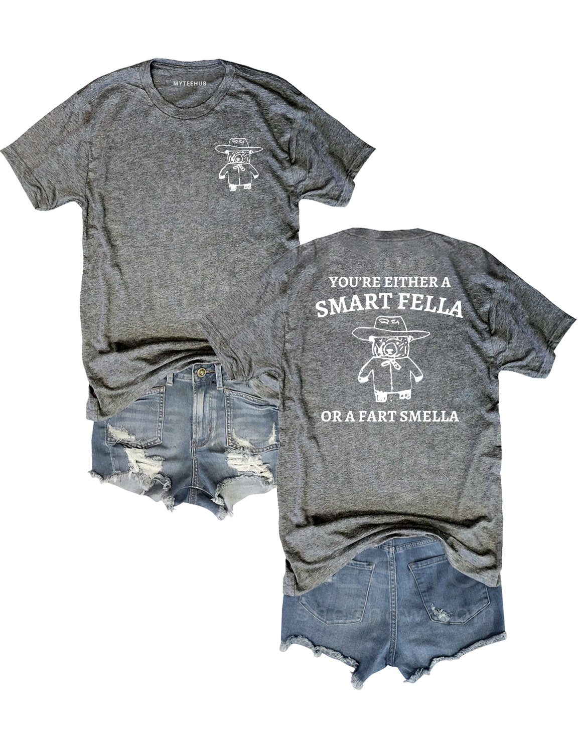 Are You A Smart Fella Or Fart Smella_ Crop Top