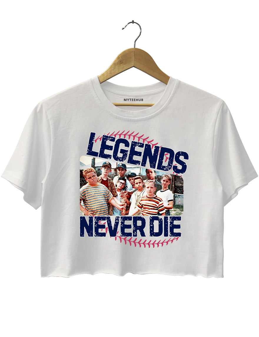 The Sandlot Legends Never Die Crop Top