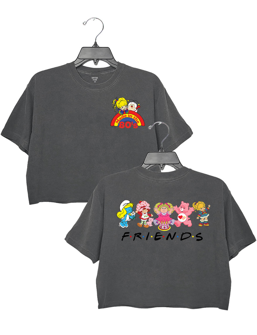 80s Friends Crop Top