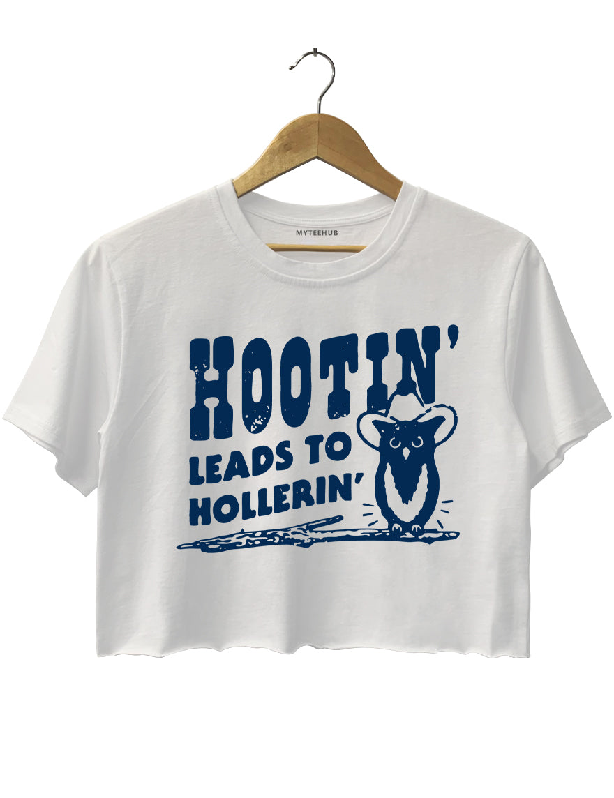 Hootin' and Hollerin' Crop Top