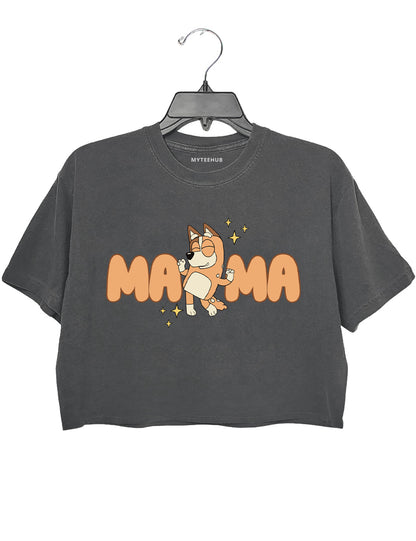 The Motherhood Tour Bluey Mama Crop Top