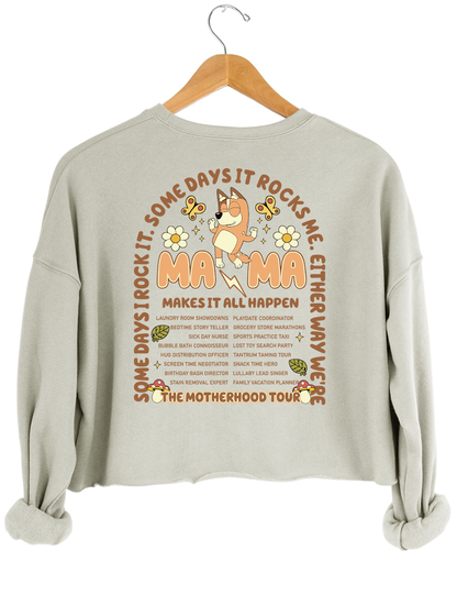 The Motherhood Tour Bluey Mama Crop Top