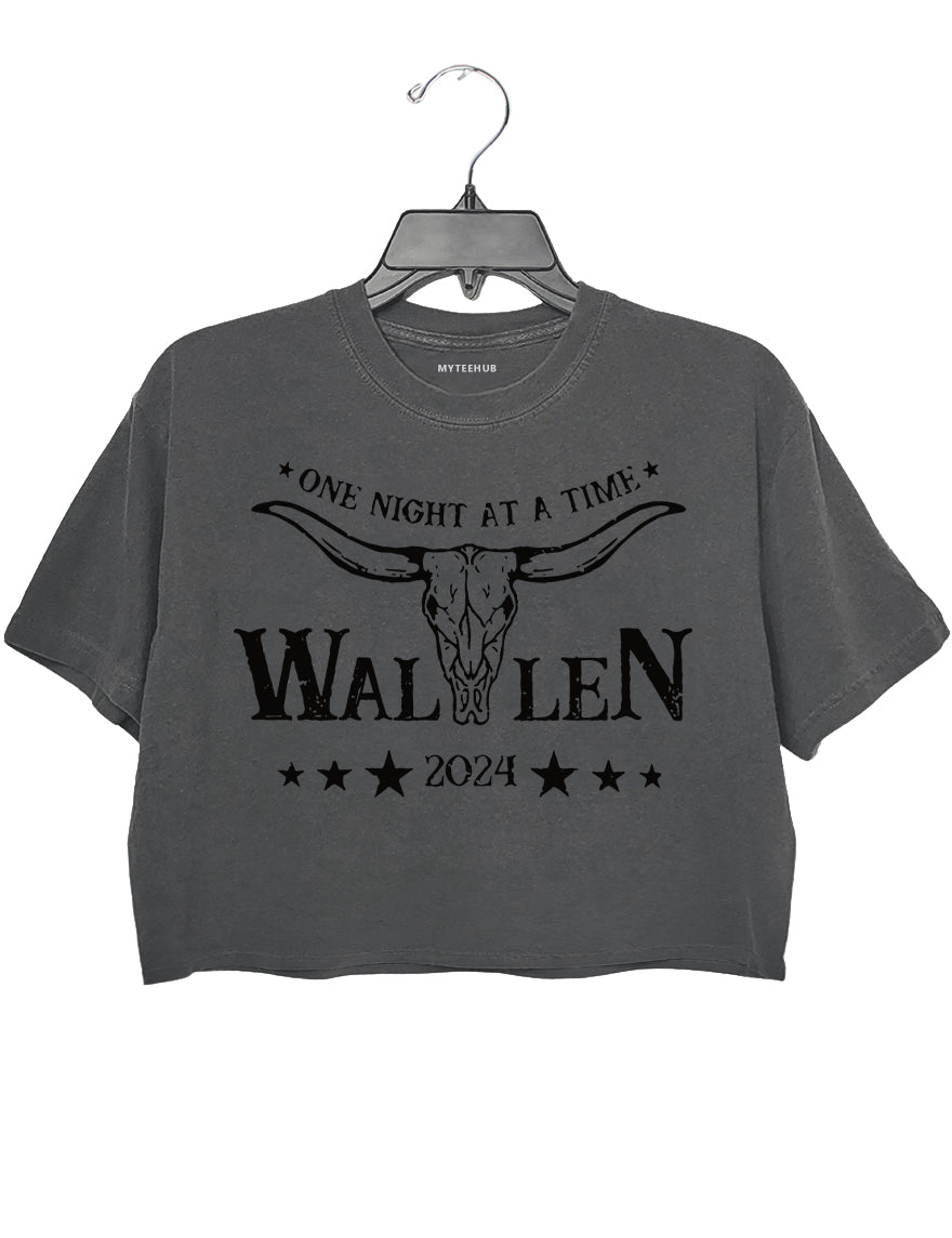 Morgan Wallen One Night At A Time Tour 2024 Crop Top