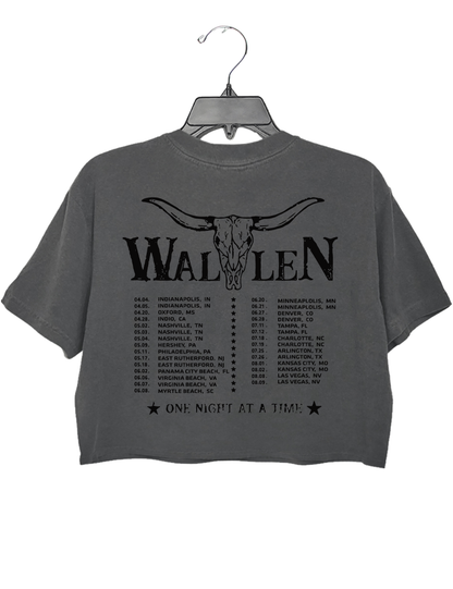 Morgan Wallen One Night At A Time Tour 2024 Crop Top