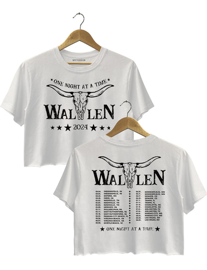 Morgan Wallen One Night At A Time Tour 2024 Crop Top