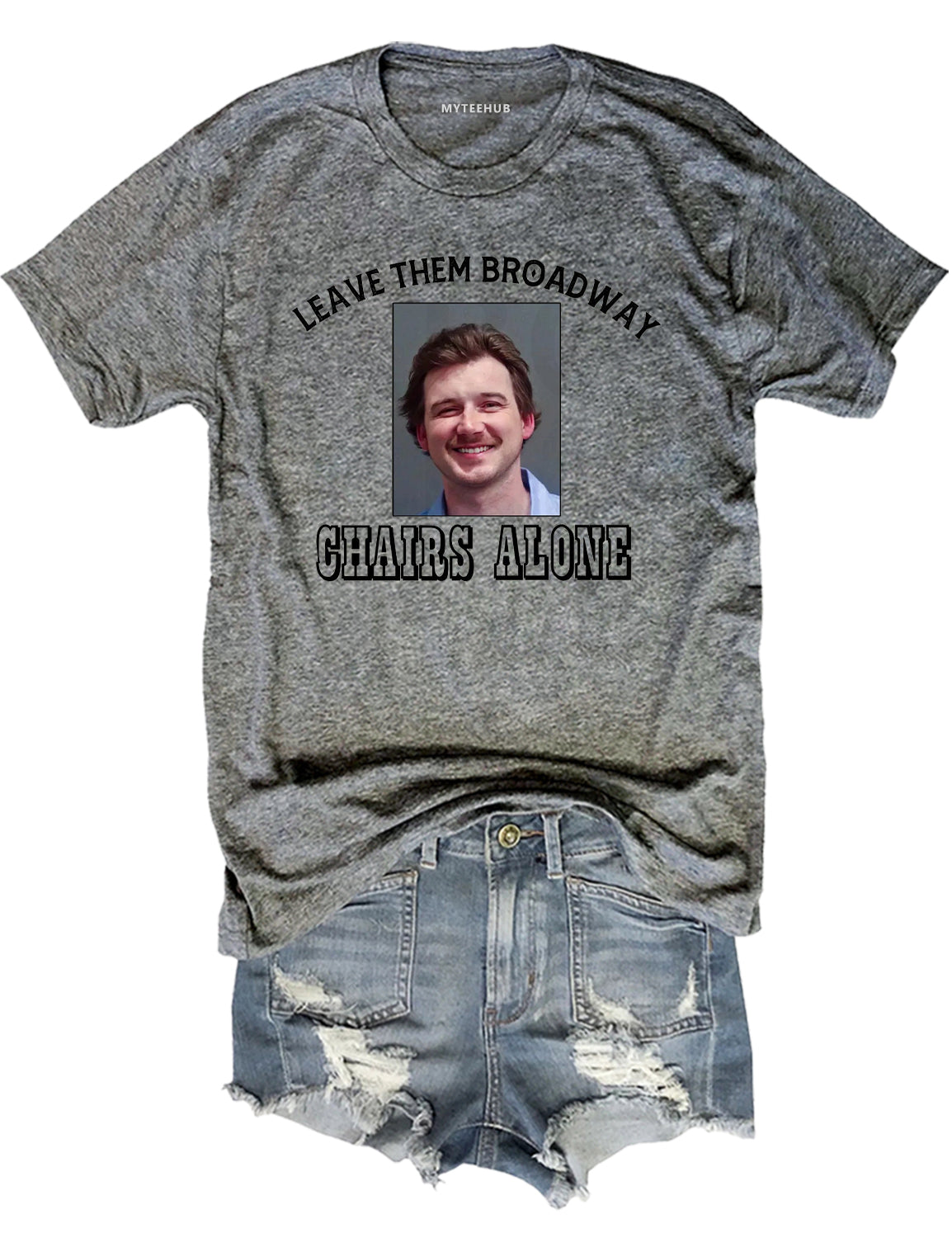 Morgan Wallen Leave Them Broadway Chairs Alone Crop Top