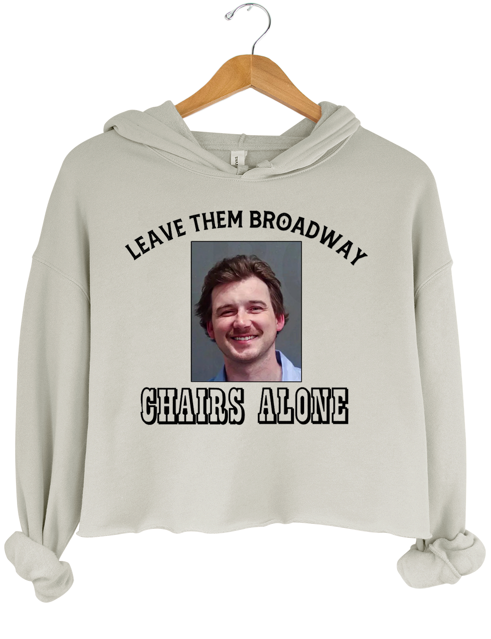 Morgan Wallen Leave Them Broadway Chairs Alone Crop Top