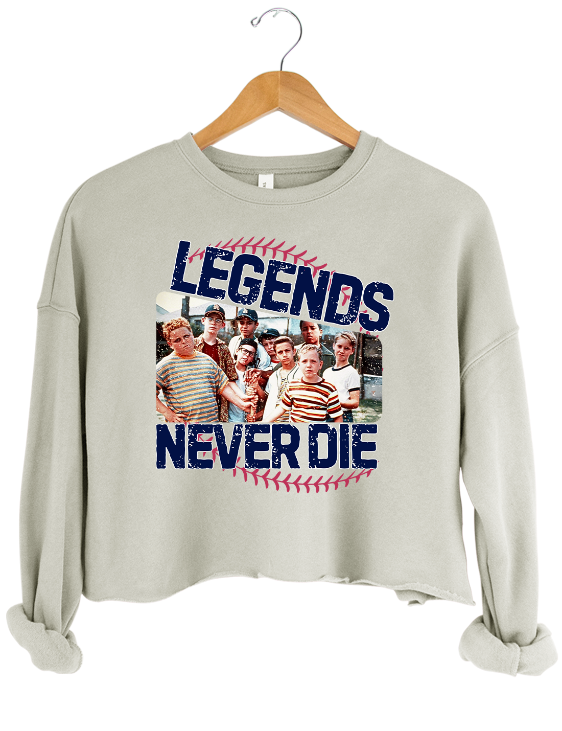 The Sandlot Legends Never Die Crop Top