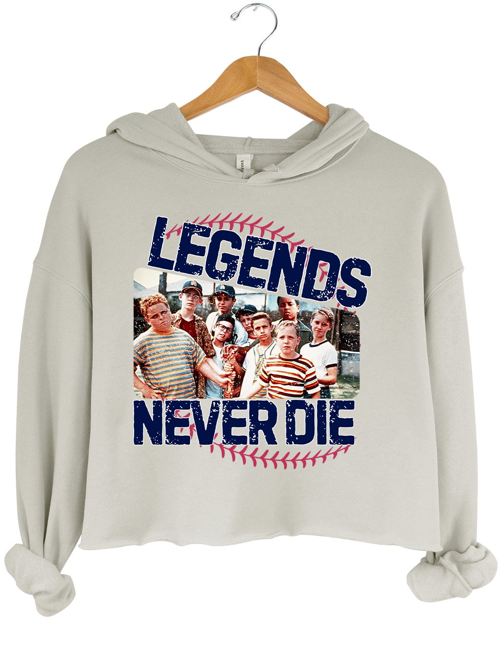 The Sandlot Legends Never Die Crop Top