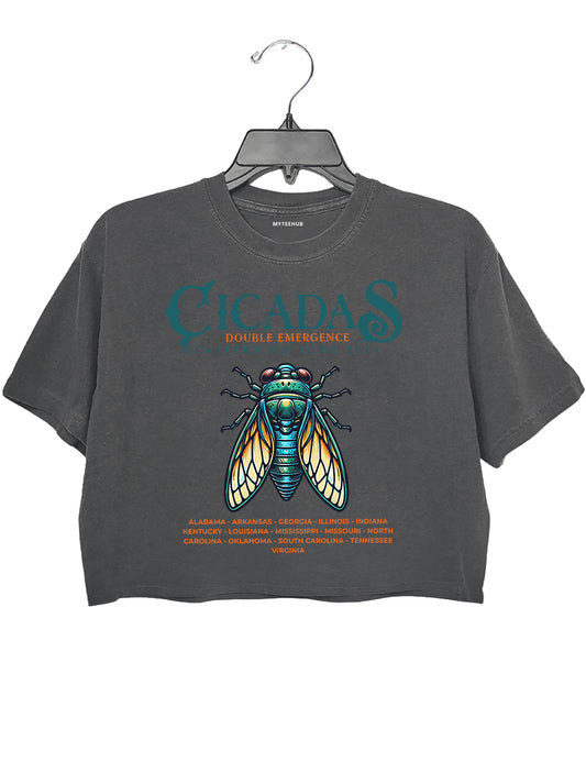 Cicadas Double Emergence Eastern US Tour 2024 Crop Top