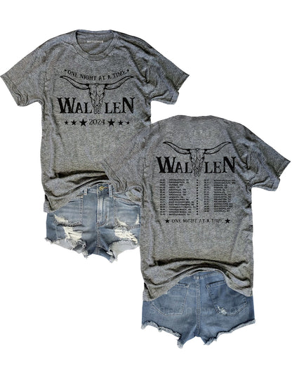 Morgan Wallen One Night At A Time Tour 2024 Crop Top